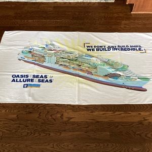 NWOT vintage Royal Caribbean beach towel